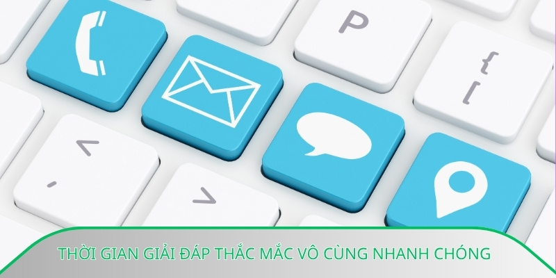 Thời gian giải đáp thắc mắc vô cùng nhanh chóng